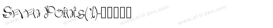 Seven Points(1)字体转换